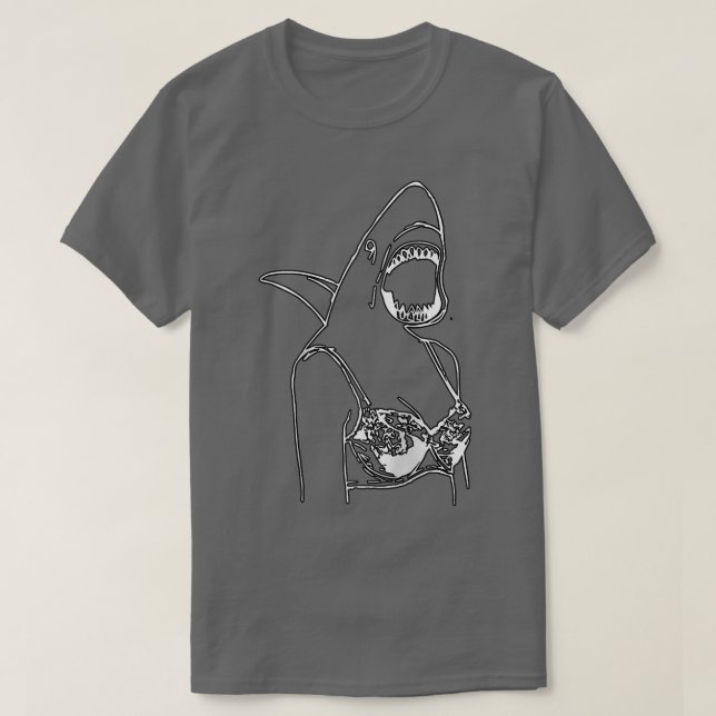 Shark Woman  T-Shirt (Design Front)