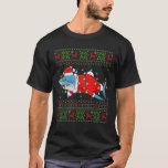 Shark Xmas Sweater Style Ugly Santa Shark Christma<br><div class="desc">Shark Xmas Sweater Style Ugly Santa Shark Christmas</div>