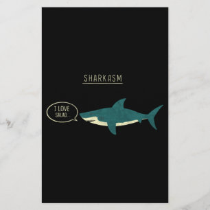 Sharkasm Classic Stationery