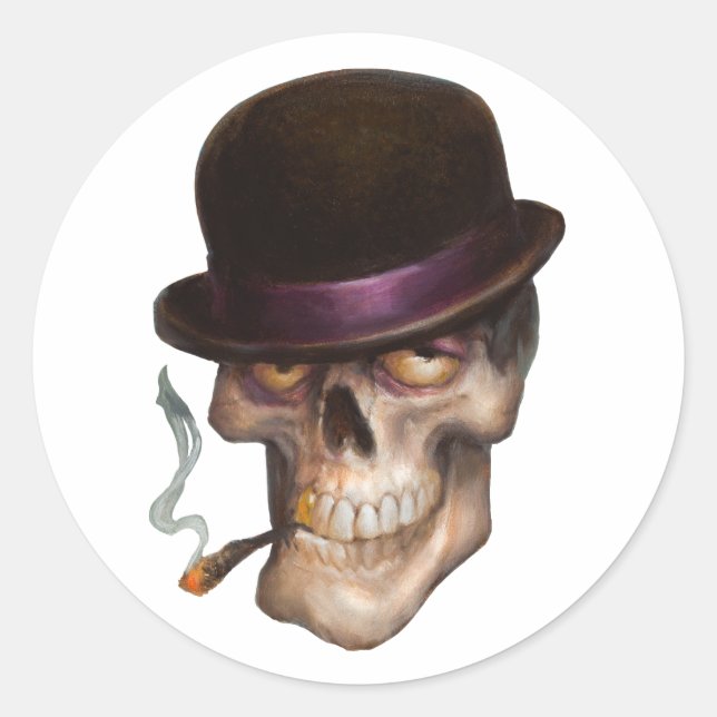 Sharkey Classic Round Sticker (Front)