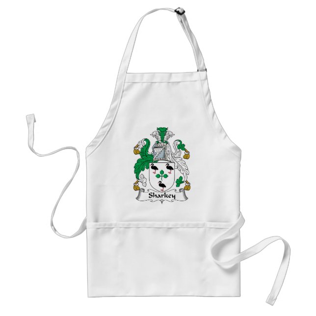 Sharkey Family Crest Standard Apron (Front)