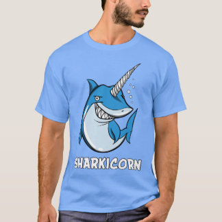 Sharkicorn Shark Unicorn Ocean Fantasy Funny Girls T-Shirt