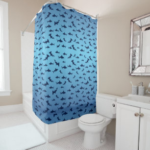 Sharks and Hammerhead Sharks Shower Curtain