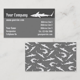 Sharks and Hooks Business Card