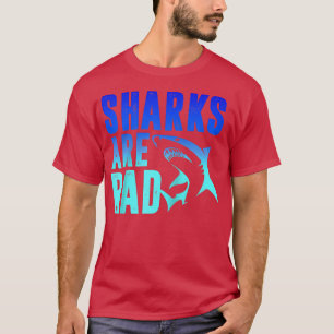 SHARKS ARE RAD Funny Shark Lover Boy Girl Toddler T-Shirt