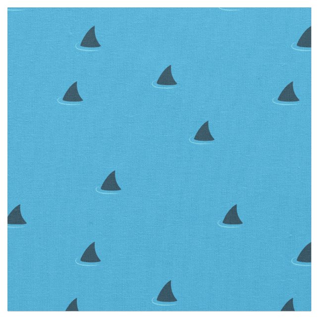 Sharks attention! fabric (Close Up)
