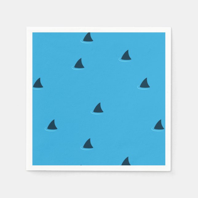 Sharks attention! napkin (Front)