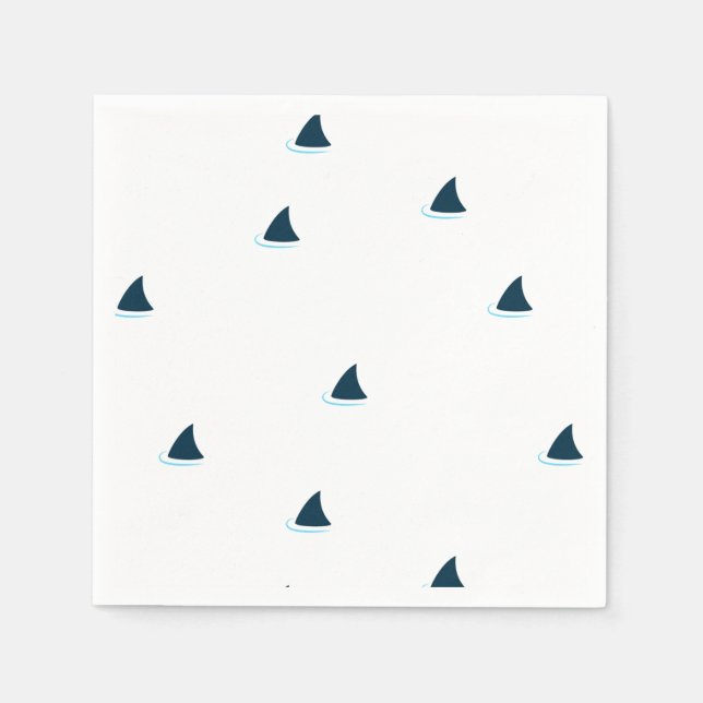 Sharks attention! napkins (Front)