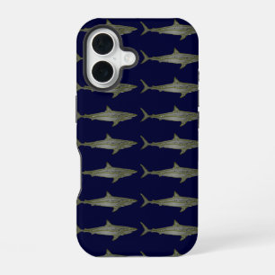 Sharks cool pattern iPhone 16 case