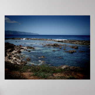 Sharks Cove, Oahu Poster