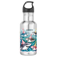 Sharks Cute Under The Sea Girl Birthday Party