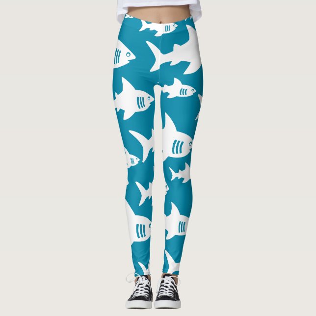 Sharks design  leggings (Front)