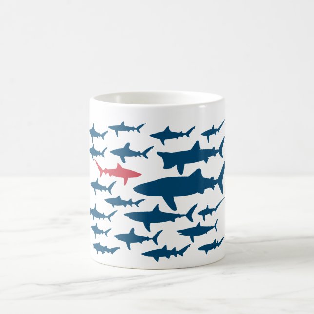 Sharks, go your own way! Mug (Center)