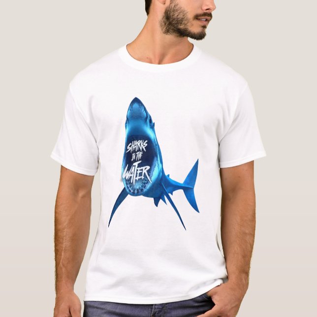 Sharks in the Water T-Shirt (Front)