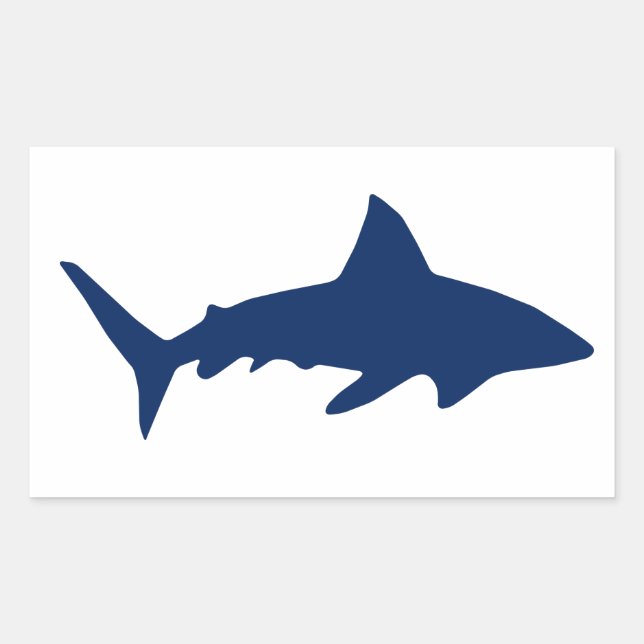 Sharks/Jaws Rectangular Sticker (Front)