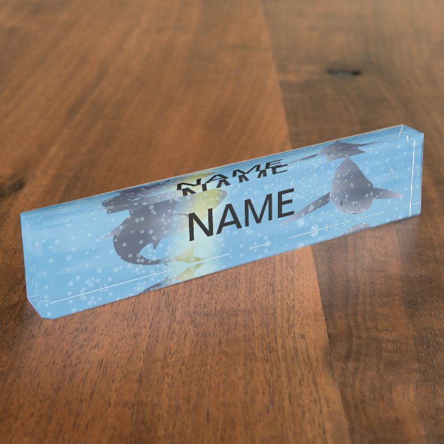Sharks Nameplate (Side)