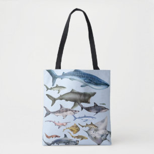 Sharks of the World Tote Bag