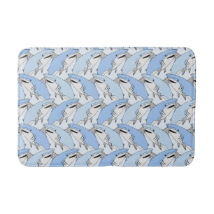 Sharks Pattern bath mats