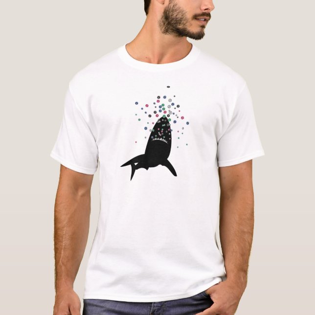 Sharks+pecezoids T-Shirt (Front)