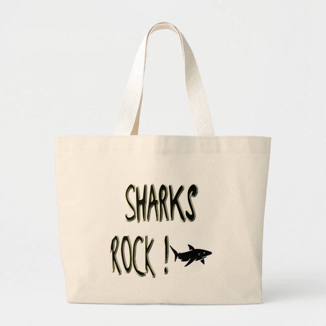 Sharks Rock! Tote Bag (Front)