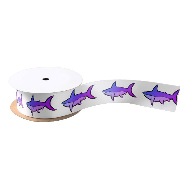 Sharks Satin Ribbon (Spool)