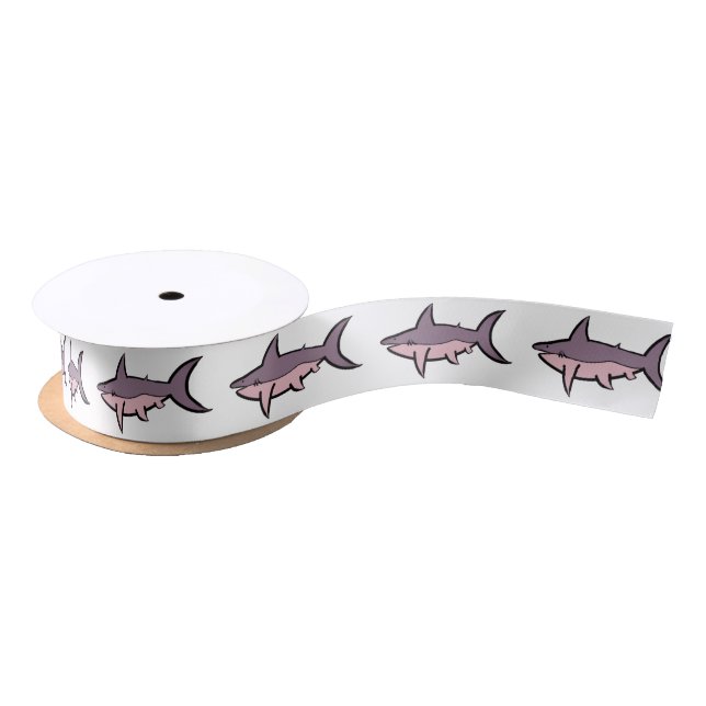 Sharks Satin Ribbon (Spool)