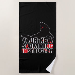Sharks Shark Ocean Fish – Marine Geek Beach Towel
