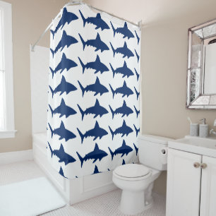 Sharks Shower Curtain