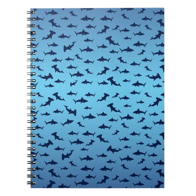 Sharks Spiral Notebook (Front)