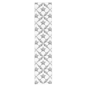 Sharks Starfish Ocean Life Nautical Coastal Short Table Runner