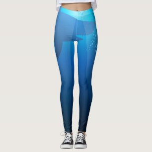 Sharks swimming leggings