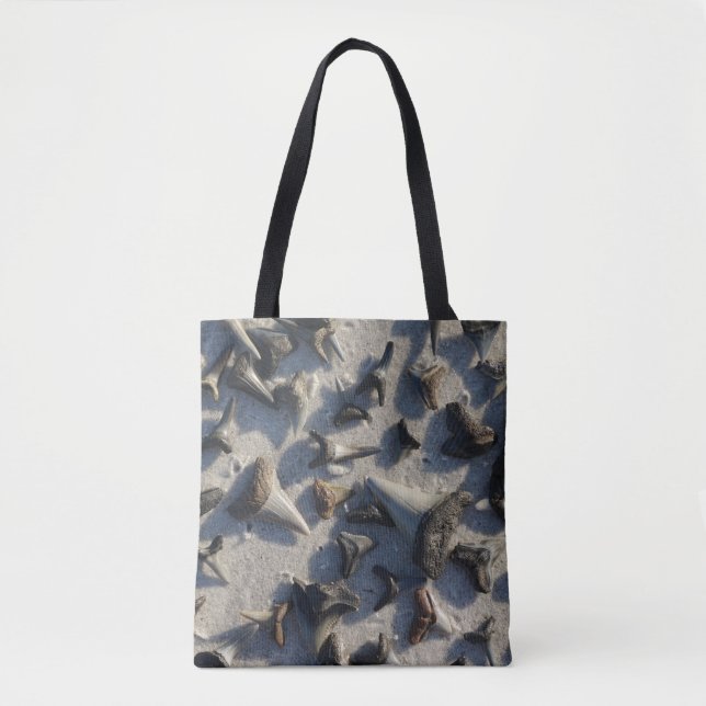 Sharks Teeth Beach Tote (Front)