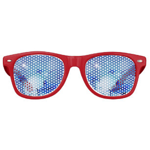 Sharks with bubbles retro sunglasses