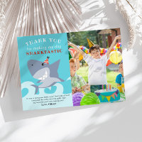 Sharktastic Shark Birthday Party Photo