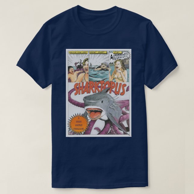 Sharktopus lob T-Shirt (Design Front)
