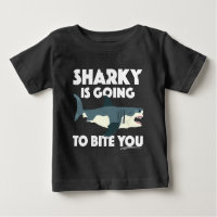 Sharky Is Going To Bite You Design - Baby Fine Jer
