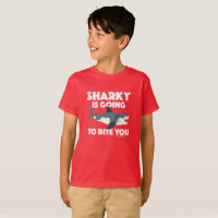 Sharky Is Going To Bite You Design - Kids' Basic T