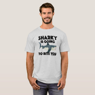 Sharky Is Going To Bite You Design - Men's Basic T T-Shirt