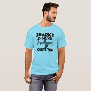 Sharky Is Going To Bite You Design - Men's Basic T T-Shirt