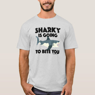 Sharky Is Going To Bite You Design - Men's Basic T T-Shirt