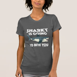 Sharky Is Going To Bite You Design - Women's Bella T-Shirt