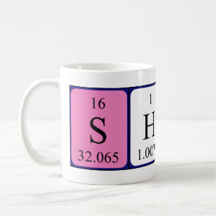 Sharla periodic table name mug
