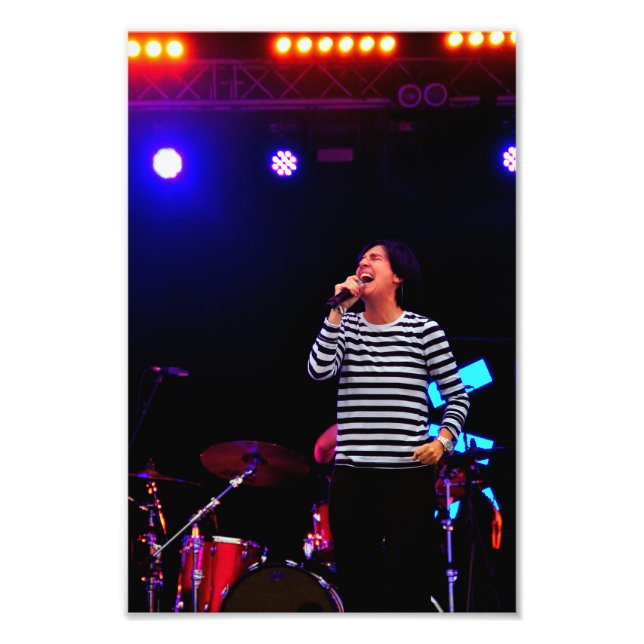 Sharleen Spiteri Performing Live With Texas Photo Print (Front)