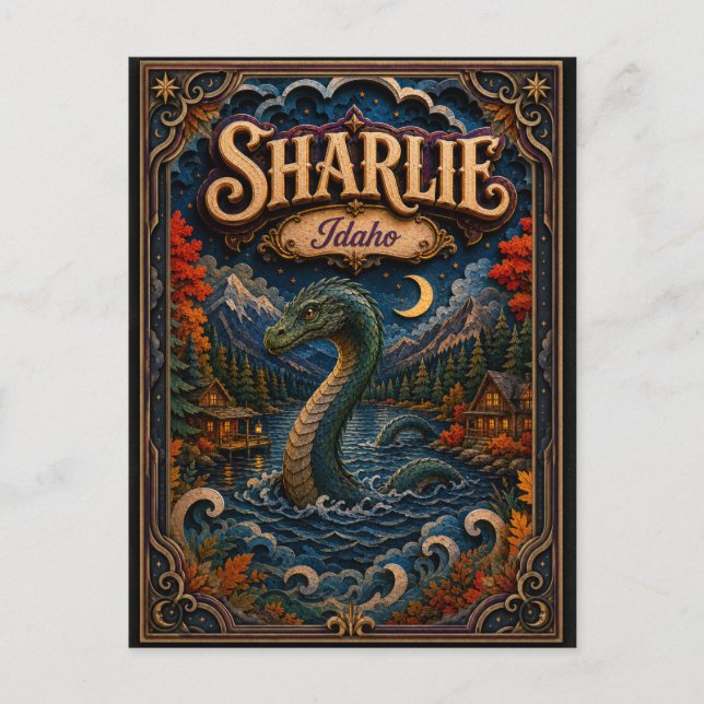 Sharlie Idaho Popcut Legends Postcard (Front)