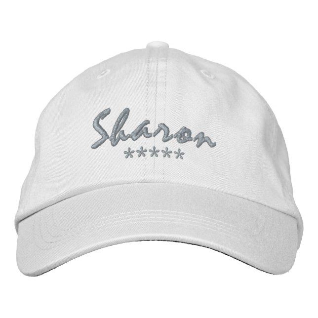 Sharon Name Embroidered Hat (Front)