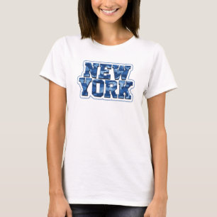 Sharp Blue NEW YORK Statement Tee