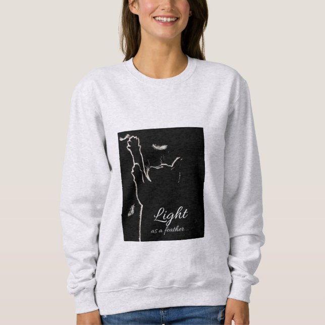 Sharp eyes kitten sweatshirt (Front)