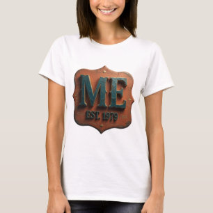 Sharp Gold ME EST 1979 Design T-Shirt