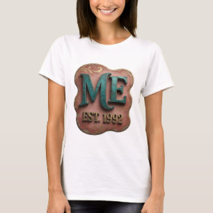 Sharp Gold ME EST 1992 Modern Design T-Shirt