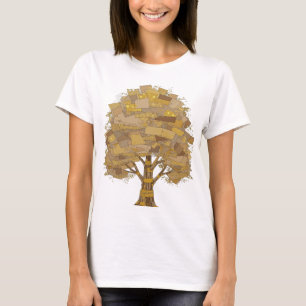 Sharp Grey TREE OF KNOWLEDGE Bold Design T-Shirt